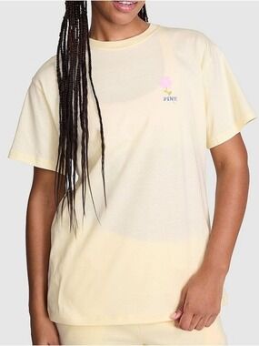 VS PINK Campus Cotton Tee Sz XS NWT